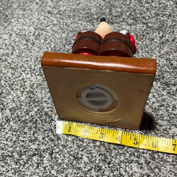 Vintage Walt Disney World Fantasia Sorcerers Apprentice Mickey Mouse Vinyl Bank - Picture 9 of 10